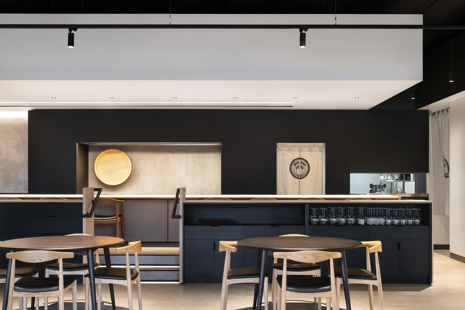 The dining room at KOMEYUI Melbourne